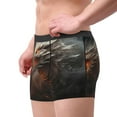 thumbnail image 3 of Bingfone Abstract White Dragon Men's Underwear - Casual Stretch Boxer Briefs-Medium, 3 of 7