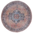 thumbnail image 1 of United Weavers 2700 21029 88R 7 Pi 11 Po x 7 Pi 11 Po. la Forêt Divine Ronde Puissance à l'Horizon Rug&44; Terracotta, 1 of 1