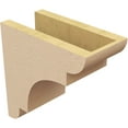 thumbnail image 5 of 5"W x 10"D x 10"H Classic New Brighton Rough Cedar Woodgrain TimberThane Corbel, Primed Tan, 5 of 6