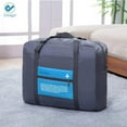 thumbnail image 2 of Deago Large Capacity Waterproof Foldable Lightweight Travel Duffel Bag Storage Bag Carry on Luggage Bag for Men Women (Blue), 2 of 9