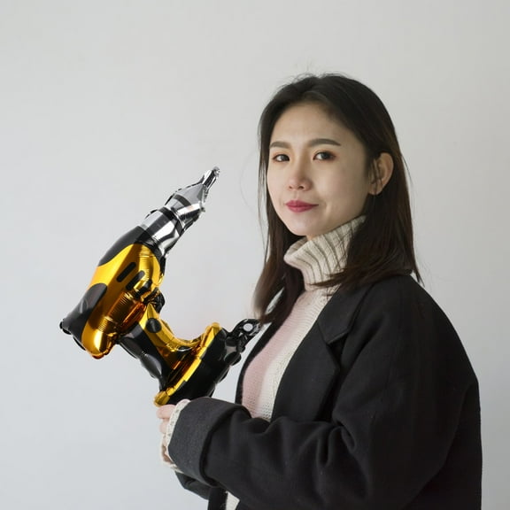 HONMEET 10pcs Construction Balloons Drill Foil Balloons Multi Aluminum Foil Party Decorations for Birthday Party