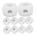 thumbnail image 4 of Minkissy 8pcs Foosball Table Parts White Plastic Positioning Ring for Office Leisure, 4 of 8