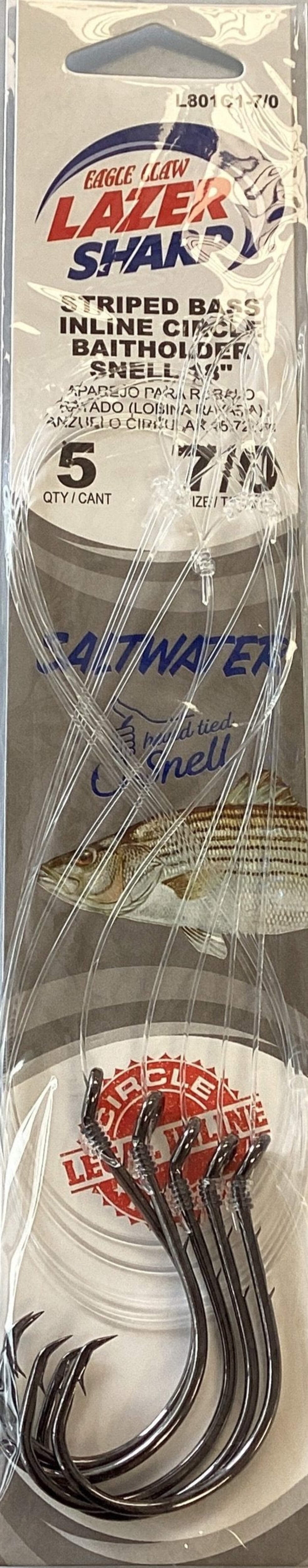 Lazer Sharp L8197GH-4/0 Circle Offset Hook, Sea Guard Red, Size 4