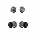 thumbnail image 2 of Grandeur Newport Rosette Single Cylinder Knob Combo Pack with Lyon Knob and matching Deadbolt, 2 of 6
