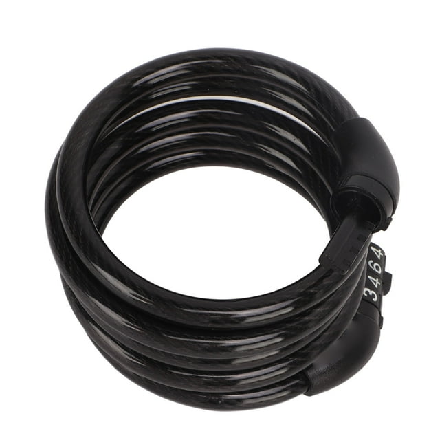 Candado De Cable Para Bicicleta, Candado De Combinación De Cuatro Dígitos, Candado Antirrobo Para Bicicleta, Valla Para Puerta De Motocicleta Y Scooter