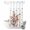 EasterXM7226, variant on No Hook Shower Curtain with Built-in Rings - Floral Bunny Easter Washable Waterproof Fabric Bathroom Curtains for Hotel,Rentals, 72X 96 Inch Extra Long , Color Polka Dot Pattern Linen