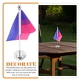 thumbnail image 2 of 1 Set Homosexual Table Flag Rainbows Pride Table Desk Flag with Stand Base Table Desk Flag Ornament, 2 of 8