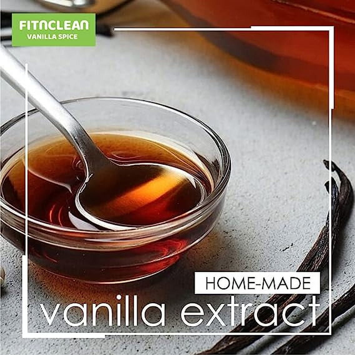 4oz Tahitian Vanilla Beans Grade A for Extract, Cooking and Baking by FITNCLEAN VANILLA| 0.25 Pound (1/4Lb) Bulk 5"-7" Fresh Gourmet Natural Raw NON-GMO Pods.