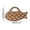Brown, variant on Fish Shaped Straw Bag, Handwoven Summer Beach Clutch for Women, Novelty Sea Animal Woven Purse with Zipper for Vacation Party, Whimsical Handmade Straw Handbag Tote for Spring Summer