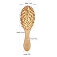thumbnail image 5 of Cepillo de pelo antiestático para salón de belleza, cepillo para el pelo para mujer, portátil, ligero, ducha de viaje, cepillado para desenredar en seco y húmedo, 5 of 5