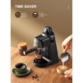 thumbnail image 3 of Ihomekee Espresso Machine, 3.5Bar Espresso and Cappuccino Machine with Preheating Function, 4 Cup Coffee Maker with Milk Frothing Function and Steam Wand (Black), 3 of 7