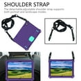 thumbnail image 3 of Kids Friendly Tablet Case for Lenovo Tab M10 TB-X505X/F/TB-X605F, Heavy Duty Wristband Shoulder Strap Crossbody Lanyard Cover with Kickstand Military Grade Anti-Drop Shockproof Case,Purple+Mint, 3 of 6
