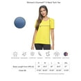 thumbnail image 6 of Expert Brand USA-Made Women's Oxymesh™ Athletic V Neck T-Shirt, Graphite, Large, 6 of 6
