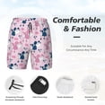 thumbnail image 3 of Balery Cartoon Poodle Dog Bañador para hombre, shorts de playa de secado rápido con entrepierna y forro de compresión-3X-Large, 3 of 6