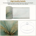 thumbnail image 4 of Lampshades 2 Pack Green Flowers Gold Foil Abstract Nature Wall Decorations 13"x13"x10" Light Shade for Table Lamps Floor Lamps Drum Lamp Shades Lampshade Replacement Easy Assembly, 4 of 8