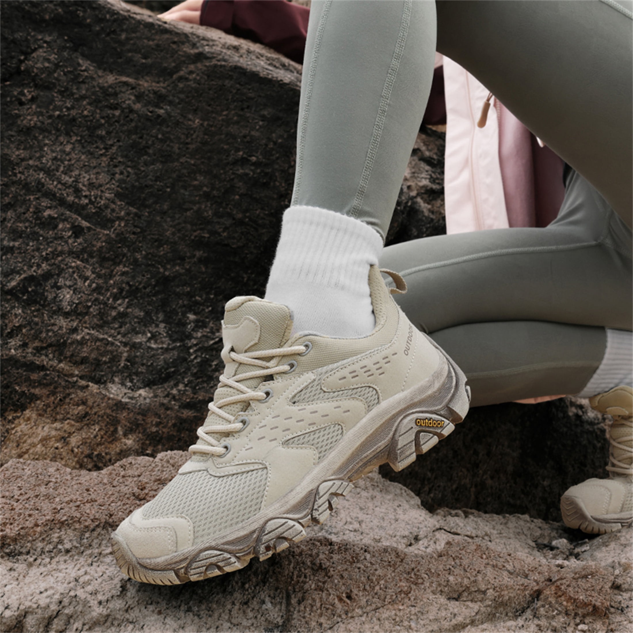 YOURDIARY Womens Mens Hiking Shoes Unsex Comfortable Breathable Anti-Slip Sneakers