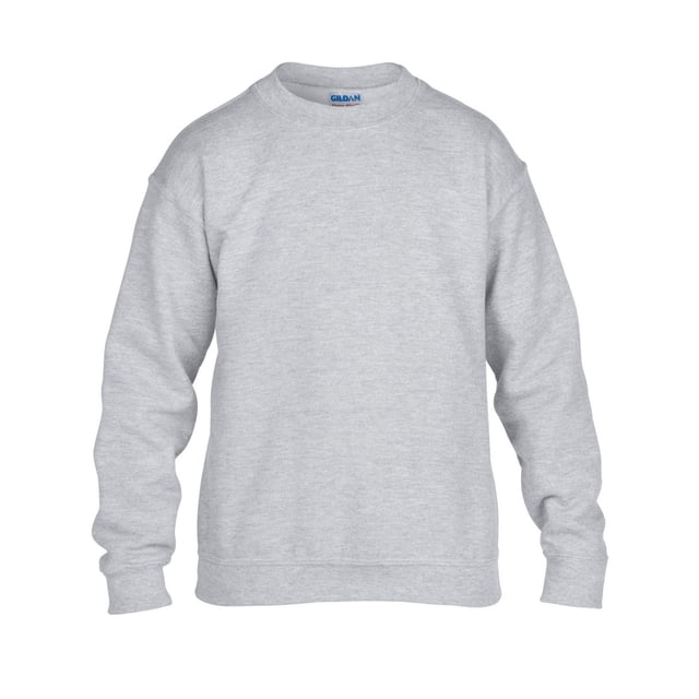 Gildan Chandail Molletonné à Col Ras du Cou pour Garçons/filles, Mélange Épais