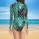 thumbnail image 1 of WILLBEST Traje de Baño Mujer control Abdomen Elegante Traje de Baño con Estampado de Escamas de Pescado para Mujer Combinación de Moda y Comodidad, 1 of 3