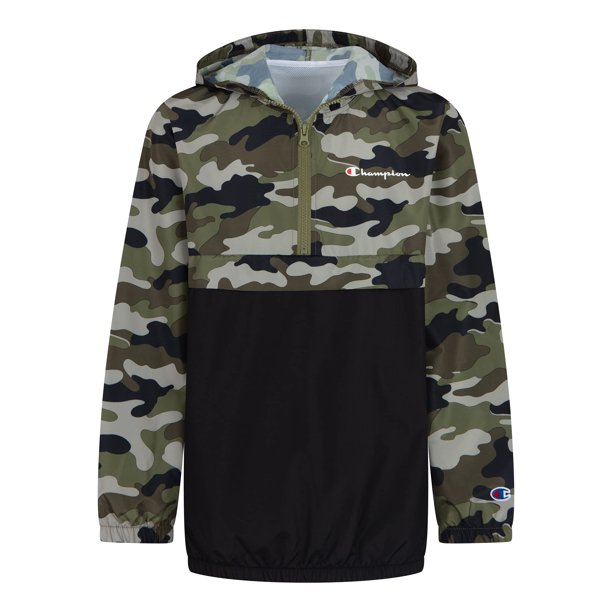 Champion jacket kids store olive