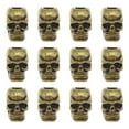 thumbnail image 3 of 50PCS Antique Bronze Halloween Skull Beads Hole 5mm Loose Bead Jewelry Making Beading Crafts, 3 of 5