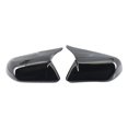 thumbnail image 2 of 1 par de cubiertas de espejo retrovisor para coche automotriz para  negro brillante kusrkot Tapas decorativas para espejos, 2 of 8