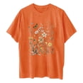 thumbnail image 6 of Drses Cute Spring Tshirt Oversized Floral Graphic Tees Vintage Wildflower Shirt Womens Boho Hiking T Shirt Summer Plant Tops, 6 of 7