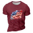 thumbnail image 1 of Camisetas de Manga Larga para Hombres Imprimir Casual Cuello Redondo Camiseta de Manga Corta, Camisetas de Manga Larga para Hombres Algodón, 1 of 4
