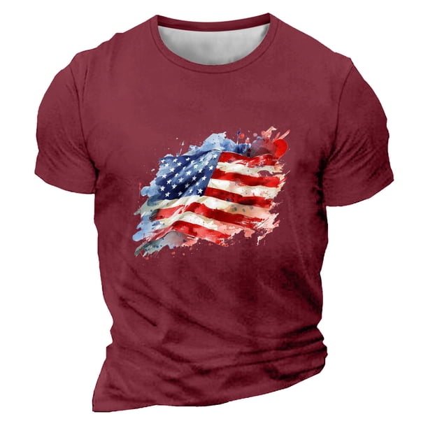 Camisetas de Manga Larga para Hombres Imprimir Casual Cuello Redondo Camiseta de Manga Corta, Camisetas de Manga Larga para Hombres Algodón