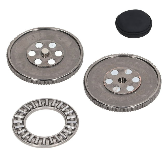Moneda háptica deslizante de metal para adultos Alivio del estrés Clicker Juguete deslizante con la yema del dedo para TDAH Plata