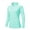 LightGreen, variant on Women's Long Sleeve Shirts UPF 50+ Sun Protection SPF Quick Dry Lightweight T-Shirt Swim Hiking Runing Fishing Tops Skyblue L