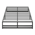 thumbnail image 4 of Amolife Full Size 14'' Metal Platform Bed Frame with Large Under Bed Storage Space, Black, 4 of 10