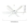thumbnail image 7 of 16.5 Inches USB Powereds Hanging Fan With 1.7M Cable 6 Blade Portable Clip On Fan For Camping Tent Home Office Outdoor Use, 7 of 7