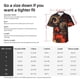 thumbnail image 5 of Balery Fiery Floral Pattern Camisas hawaianas de manga corta para hombre, camisas playeras de corte holgado, camisas de vacaciones con botones,Medium, 5 of 7