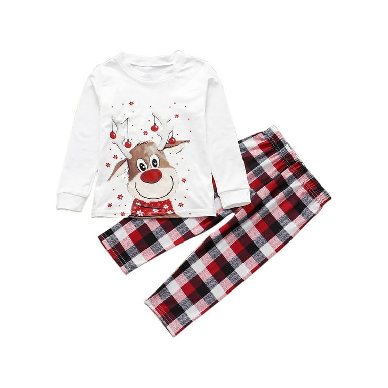 Reindeer Matching Family Pajama Set – Leveret Clothing