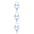 thumbnail image 3 of Advancent Traje de baño femenino Playa Baño Ropa de playa Natación Correas ajustables Secado rápido para vacaciones al aire libre Buceo Fiesta en la Azul METRO 3piezas Advancent CBP225739, 3 of 6