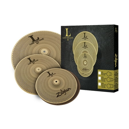 13' Top Hi Hat Cymbal - Zildjian LV348 L80 Low Volume 4-Cymbal Pack - 13