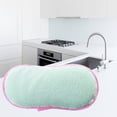 thumbnail image 4 of Yuarrent Almohadilla de limpieza Terciopelo coralino Nylon Esponja para platos Ollas Sartenes Platos Toallita Suministros de limpieza para el hogar, 4 of 6