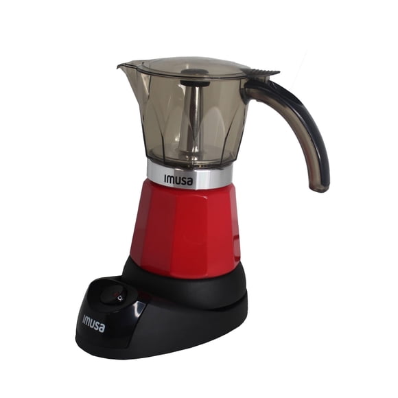 Cafetera eléctrica Imusa Red, 180 ml o 90 ml, 6 o 3 tazas