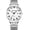 Luminous Silver, variant on Easy-to-Read Quartz Watch for Seniors, Large Numerals, Calendar, 30m Water Resistance, Luminous,Women's Men's Stainless Steel Wrist Watch