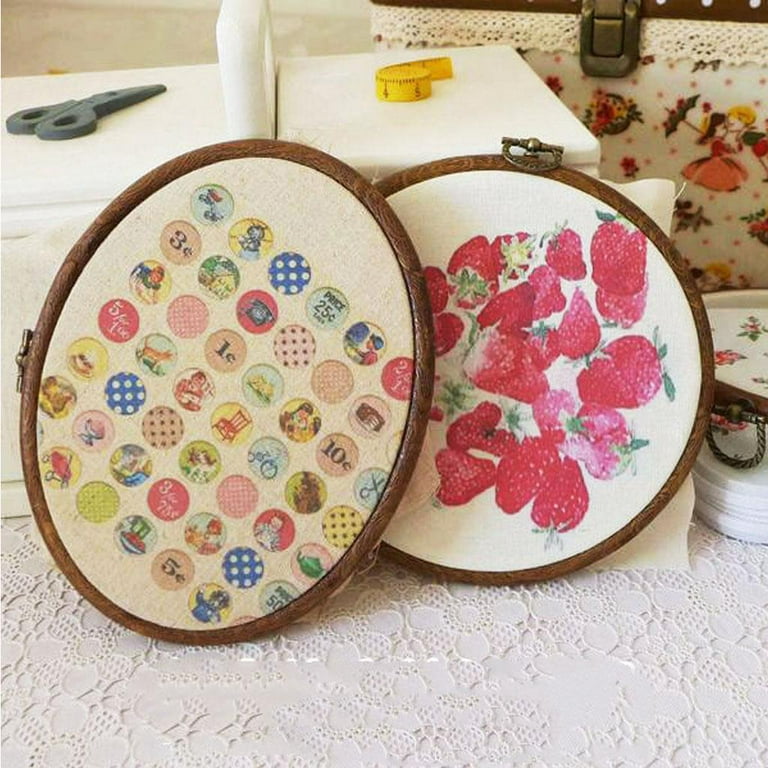 10pcs/set 8cm/10cm Optional DIY Cross Stitch Embroidery Circle