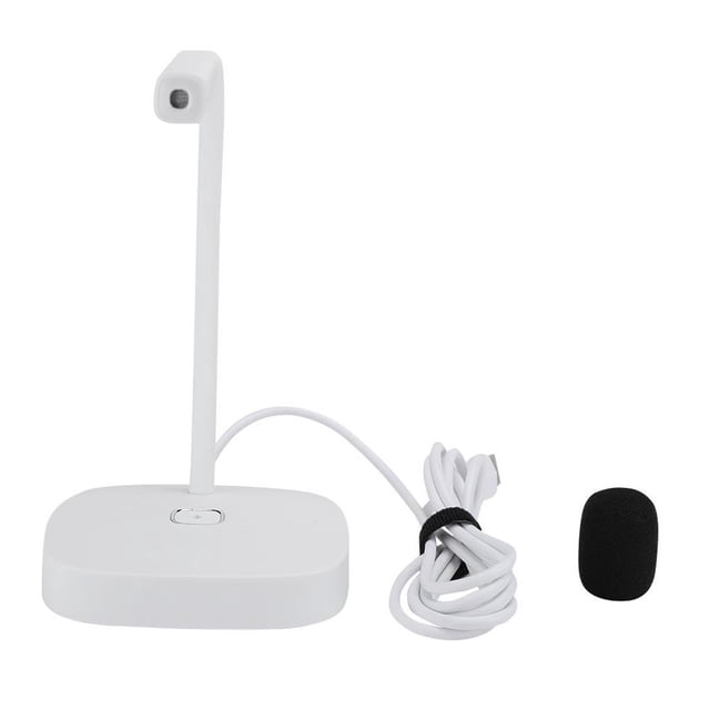 Micrófono De Computadora Usb G22 Micrófono De Escritorio Simple Omnidireccional Para Windows Xp / 7/8/10 / Mac Os (Blanco) Cateissary EL007397-00