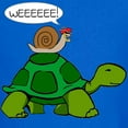 thumbnail image 3 of CafePress - Snail On Turtle T Shirt - Dark T-Shirt Kids XS-XL, 3 of 4