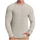 thumbnail image 2 of pstuiky camisa de manga larga para hombre, Blusas casuales de cuello redondo y manga larga de color liso para hombre camisetas de hombre xl, 2 of 6