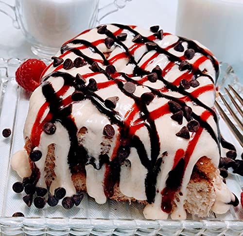 Gourmet Chocolate Raspberry Jumbo Cinnamon Rolls-Pack of 6