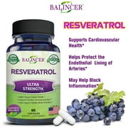 Balincer Resveratrol Antioxidant Supplement to Support Health and Vitality