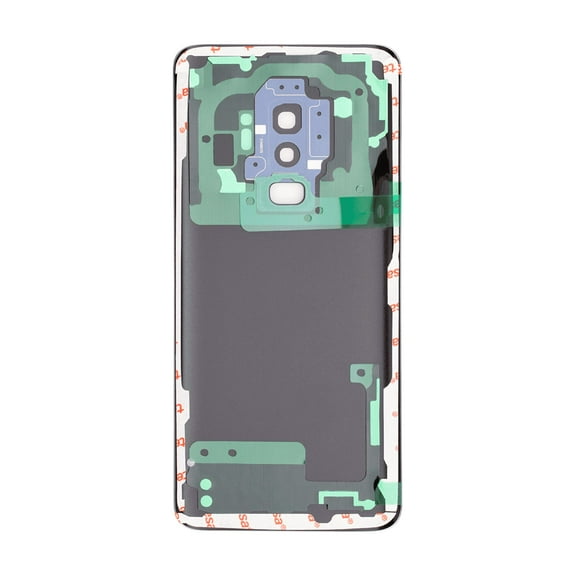 Replacement Back Cover Glass With Camera Lens Compatible For Samsung Galaxy S9 Plus (Service Pack) (Coral Blue)