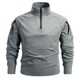 thumbnail image 3 of PAFNAFHF Casual Quarter Zip Pullover Men Golf Windbreaker Athletic Lightweight Jacket Hiking Running Sweatshirt with Pocket XL, 3 of 5