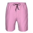 thumbnail image 3 of Susaid Pink Print Men's Swim Trunks Hawaiian Bathing Mesh Lining Suit Swimsuits Beach Shorts with Pockets-X-Large, 3 of 6