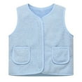 thumbnail image 2 of Blekii Childrens Fleece Vest with Zipper, Children's Fleece Vest with Zipper, Warm Sleeveless Jacket for Autumn Winter, Casual Outerwear for Kids Warm Sleeveless Jacket Autumn Winter Autumn, 2 of 7