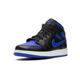 thumbnail image 4 of JORDAN GRADE SCHOOL Air Jordan 1 MID GS "Black Royal" 554725 068 554725 068 from Stadium Goods, 4 of 6
